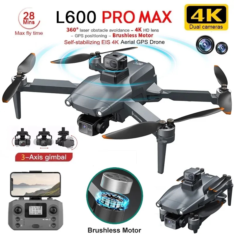 L600 PRO MAX GPS Drone Profess - Drone Cinematic review and price